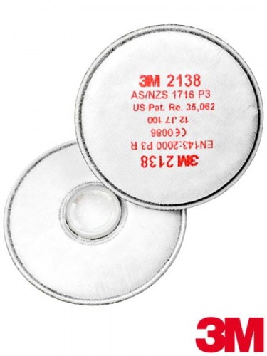 Filtry przeciwpyłowe 3M-FI-2000-P3-38